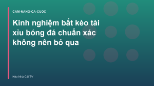 Read more about the article Kinh nghiệm bắt kèo tài xỉu bóng đá chuẩn xác không nên bỏ qua